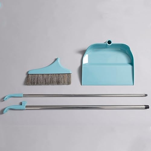 SUREK Modern Stehendes Besen- und Kehrschaufel-Set, Edelstahl-Langstiel-Kehrschaufel und Kehrmaschine mit weichem Haar für den Innenbereich Komfortabel – Bild 8