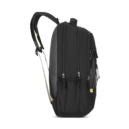 Image of Aristocrat Aura Casual Backpack 30L | 3 Compartments with Quick-Access Front Pocket | Padded Shoulder Straps & Side Bottle Holders | Office & Travel Backpack for Men & Women