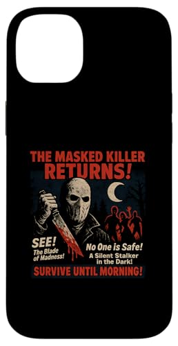 仮面キラーリターンズ スラッシャー 映画ポスター ヴィンテージ ハロウィン スマホケース iPhone 14 Plus 用