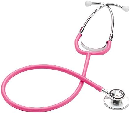 Affordable Dual Head Stethoscope Black and Pink (Pink)