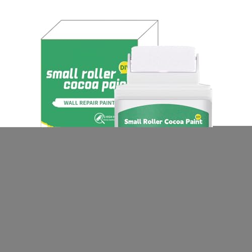 Pasta de reparación de pintura de pared, kit de pared seguro de 100 g, tiempo de secado, material de látex con cepillo de rodillo para una fácil eliminación de manchas y mejoras para el hogar, 4.72 x