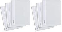 Herlitz Schnellhefter A5, Kunststoff, weiß, 10 Stück (Packung mit 2)