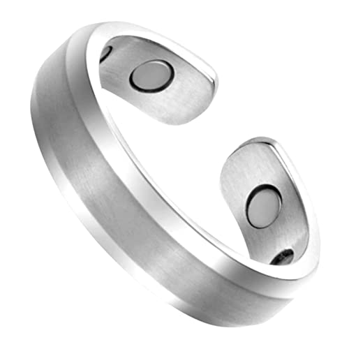 herommy Anillo de Regalo con imán,Anillo de Descarga linfatica para Mujeres y Hombres - Anillo terapéutico magnético para Descarga linfática para aliviar el Dolor de estrés Hombres y Mujeres Cover