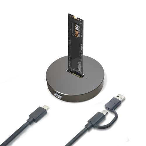 Boitier M.2 NVME élégant en aluminium robuste avec puce Realtek RTL9210B