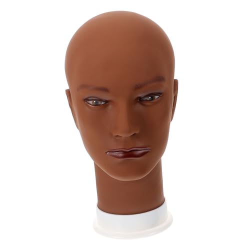 HAPINARY Professional Wig Display Stand Mannequin Head for Wig Storage Styling Hat Support Rack Non-slip Surface Lifelike Appearance