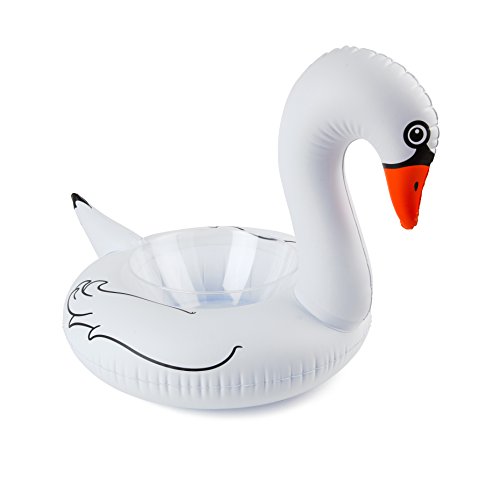 Big Mouth Toys BMSR-WS Big Mouth - Anillo de plástico para servir cisne blanco