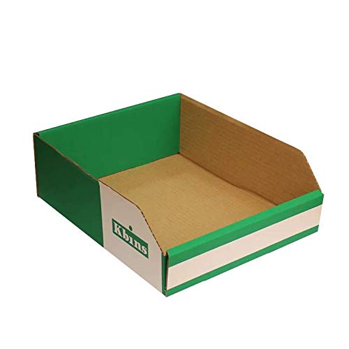 Pack of 50 K Bins - 100mm High Cardboard Storage/Picking Bins (300 x 250mm - A3025)