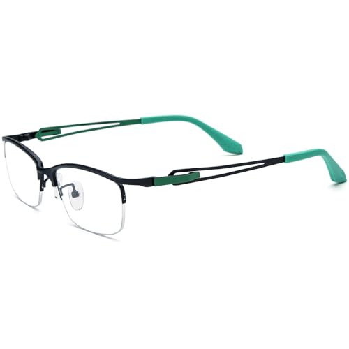 Image of FONEX Pure Titanium Glasses Frame Men Square Eyeglasses Optical Eyewear F85775