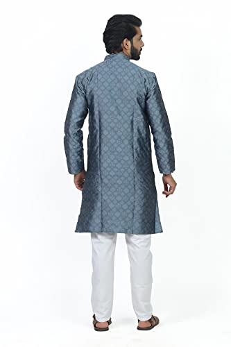 Image of HARPITA Men's Silk Blend Kurta Pyjama Set
