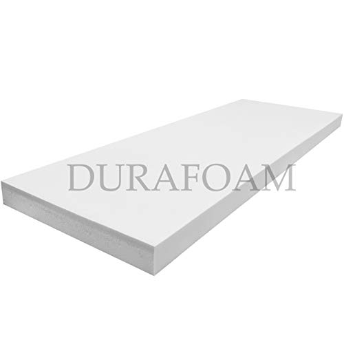 DURAFOAM High Density Pallet Cushions (High Density - White, 120cm x 100cm x 2)