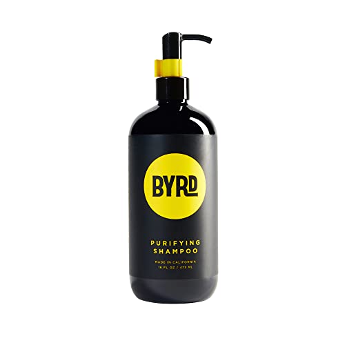 BYRD Purifying Shampoo, Gentle & Sulfate-Free Daily Cleanser, 16 oz