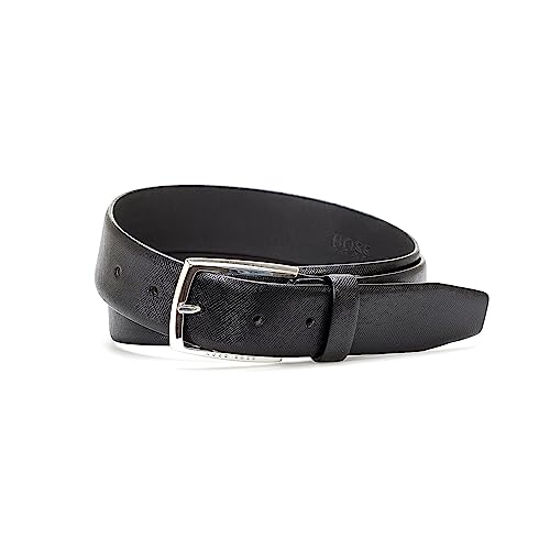BOSS Men's Celie Embossed Leather Belt