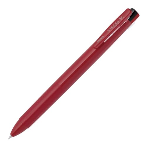 Bolígrafo ZEBRA SARASA Clip 3 colores 0.4mm tinta negra, roja, azul