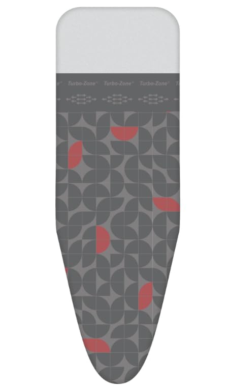 LaundrySpecialist 3-lagiger Bügeltischbezug Comfort - Größe L Universal Max 45x125 cm - Erhältlich in DREI Größen - Hergestellt aus 100% Baumwolle mit Einer dicken moltonschicht - Extra Bügelkomfort