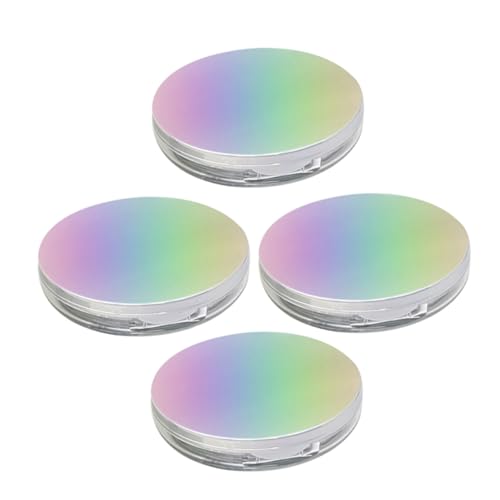 minkissy �p�E�_�[�R���p�N�g�P�[�X ���b�V���J�o�[�t�� ���[�X�p�E�_�[�e�� �p�t�t�� ���s�⃁�C�N�����ɓK���� �y�ʐ݌v 4�Z�b�g