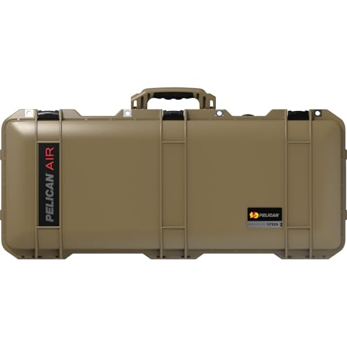Pelican Air 1705 Multi-Purpose Long Hard Case with Foam for Camera Drone Equipment Gear Electronics Overlanding Camping Travel and Rifle (OCP Tan)