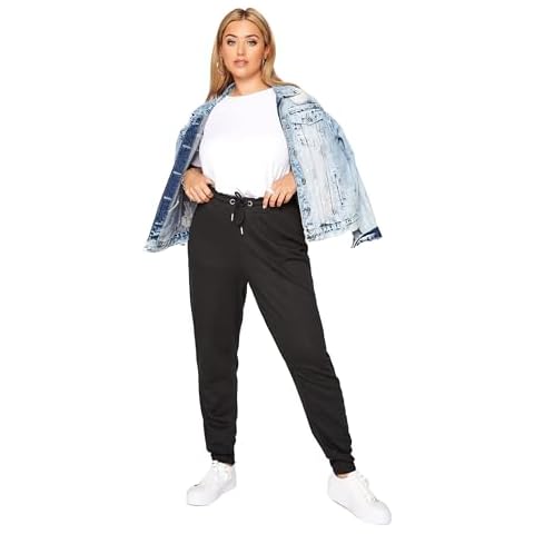 Yours Curve Elasticated Cuffed Joggers Cover