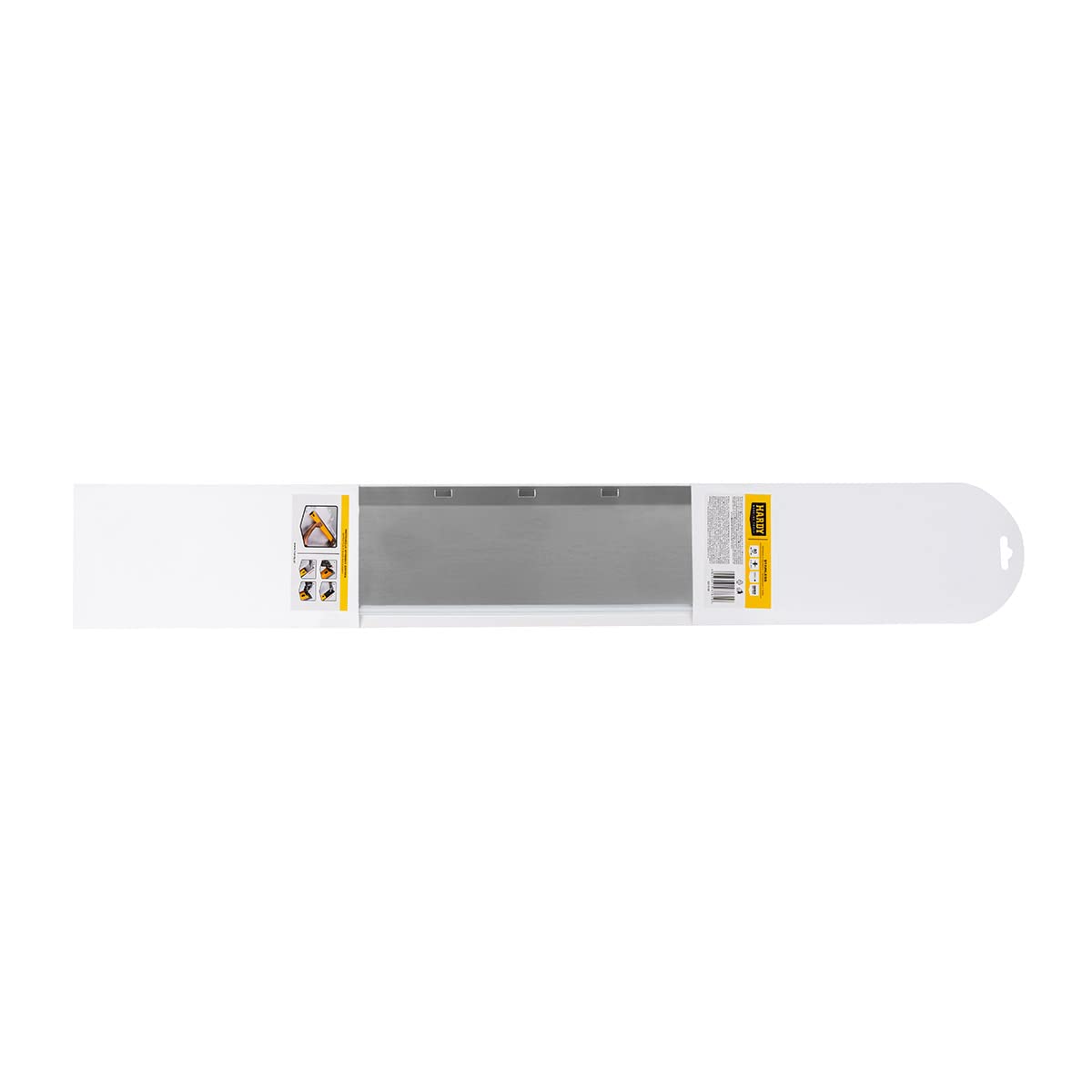 Hardy Working Tools, juego de 5 hojas para espátula de 80 cm, serie 763, de acero inoxidable con un grosor de 0,3 mm, recambio plano para alisar
