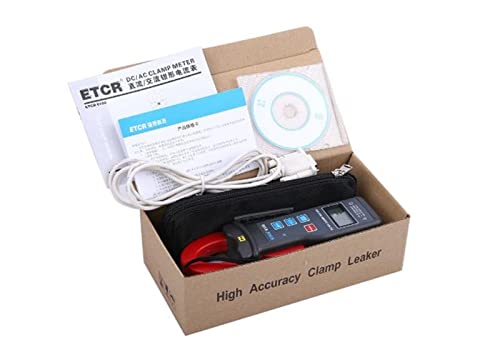 Clamp Ammeter, AC/DC Digital Clamp Meter Digital Clamp Meter Clamp Leakage Current Tester Data Can Be Uploaded ETCR6100 0.0A~1000A miniatura 3