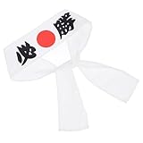 ULTECHNOVO Diadema Deportiva de Karate Banda para Cabeza de Tela Diseño Japonés para Adultos en Entrenamiento y Competición