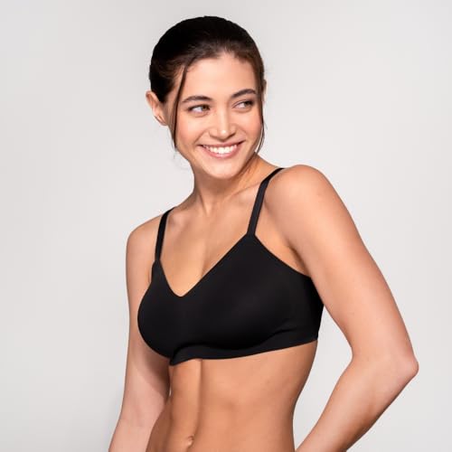 Image of Floatley to The T-Shirt Wireless Push Up Lift Bra for Women, Soft Silky Everyday Comfort Bra with Removable Pads