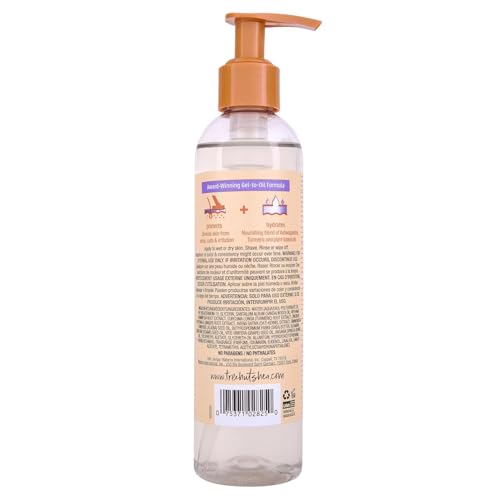 Image of Tree Hut Santal Haze Moisturizing Shave Oil, Gel-to-Oil Formula, Ultra Hydrating Barrier for a Close, Smooth Shave, For All Skin Types, 7.7 fl oz