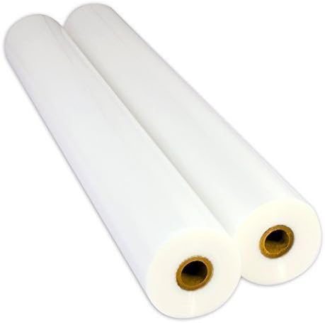 - USI WrapSure Standard Thermal Roll Laminating Film, 1 Inch Core, 1.5 Mil, 27 Inches x 500 Feet, Clear, Gloss Finish, 2-Pack