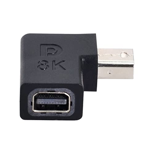 chenyang Mini DP DisplayPort 1.4 Conector Adaptador Ángulo 90° miniatura 6
