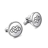 infinity love cufflinks (love cufflinks)