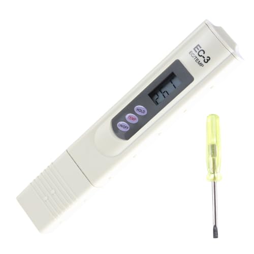 Dotato di un display chiaro e alimentazione tramite batteria a bottone, questo tester portatile per acqua ti assicura di poter facilmente monitorare l'acqua sicura