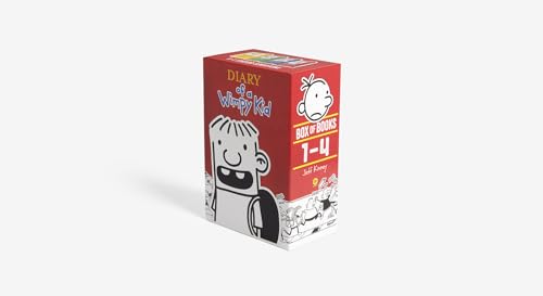 Image of Diary of a Wimpy Kid Box of Books 1-4 Hardcover Gift Set: Diary of a Wimpy Kid, Rodrick Rules, The Last Straw, Dog Days