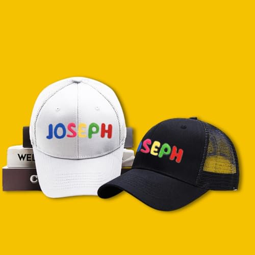 Custom Toddler Hat, Personalized Name Embroidery Boys Girls Baseball Cap，Baby Gift Trucker Hat for Kids Adults2