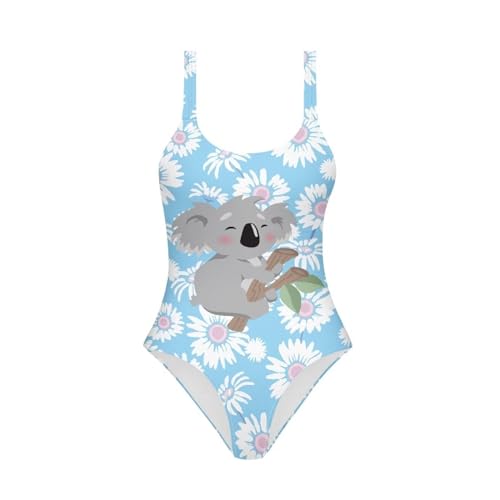 Image of One Piece Bathing Suit for Girl Kids Cute Beach Sport Swimwear U Back Scoop Neck Summer Swimming Pool Beachwear