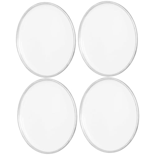 Yardwe 4pcs Jazz Drum Skin Transparent Replacement Percussion Drum Heads Workmanship for Enhanced Sound and Performance