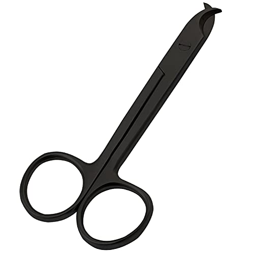 AAProTools Black Coated ToeNail Cat Scissors 4.5