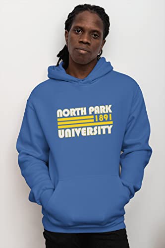 CreateMyTee Retro North Park University Unisex Hooded Sweatshirt - North Park Viking Apparel2