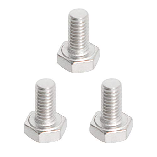 Image of M6 x 12mm Hex Head Bolts Screws Grade 5.8 Stainless Steel, Fasteners Fully Machine Threaded SUS304 30 Pcs