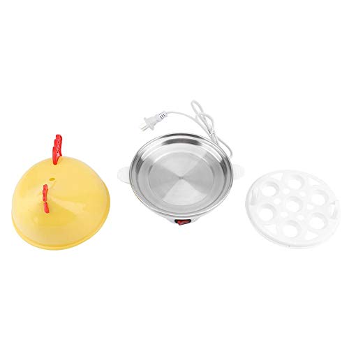Eierkocher Poacher, Elektrischer Eierkocher Egg Cooker,Kunststoff Multifunktionale elektrische Küken-Muster Eierkocher… – Bild 7