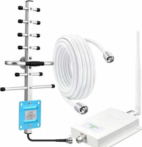 Image of Cell Phone Signal Booster for AT&T T-Mobile, 5G 4G LTE Band 12 17 700MHz | Up to 4,500 sq ft, 65dB cell signal amplifier, FCC Approved, multi-user coverage, outside signal required