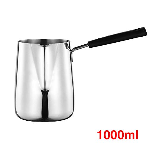 image for CALIDAKA Turkish Coffee Pot,Stainless Steel Warmer Coffee Pot Butter W