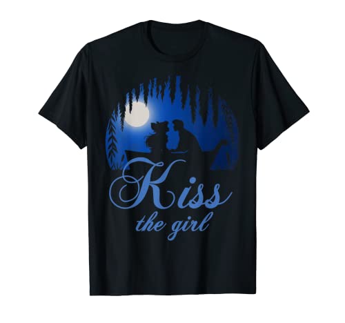 Disney Little Mermaid Ariel Eric Night Poster Kiss The Girl T-Shirt