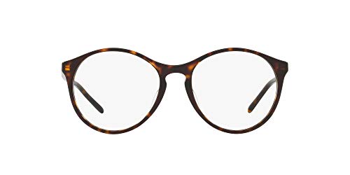 RX5371 Asian Fit Round Eyeglass Frames, Havana/Demo Lens, 53 mm