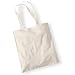Westford Mill - Baumwoll-Tragetasche mit langen Henkeln One Size,Sand
