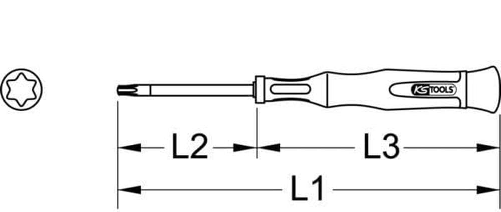 Vigor V2113 Driver, Internal Serration M9 mm, 9 mm