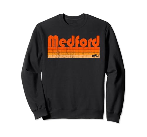 Medford, Massachusetts Retro 80s Style Sweatshirt