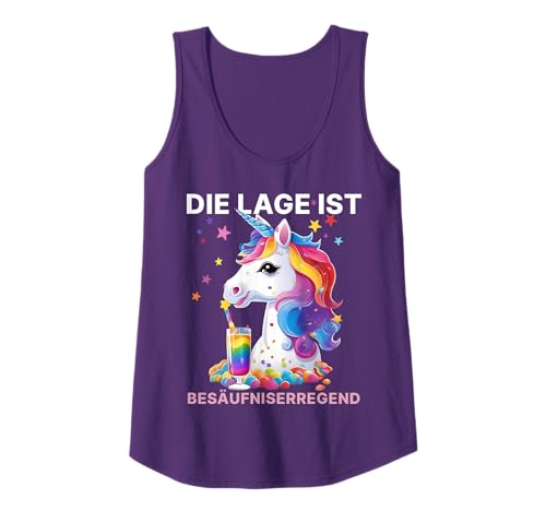 Bedruckte Party Outfit Damen mit Spruch lustig Malle Gadgets Tank Top