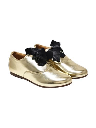 Shoetopia Girls Priya Golden Dress Shoe - 5 UK (Girls-Priya-Golden) (B0CQK812RV) Amazon Price History, Amazon Price Tracker