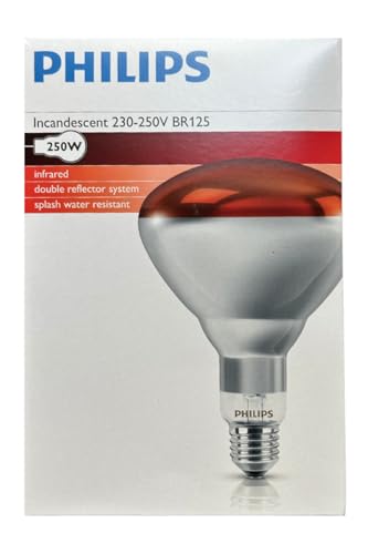E27 250W Kızılötesi Halojen Lamba, Kırmızı Işık, Fizik Tedavisi için