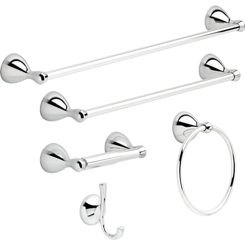 Delta Faucet FNDS18-PC Foundations Towel Bar, Polished Chrome