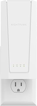 NETGEAR WiFi 7 Range Extender EXS18 BE3600 Dual-Band Wireless Internet Signal Range Extender up to 3.6 Gbps Speed - Add up to 1,200 sq. ft., 40 Devices WPA3 Security, Smart Roaming